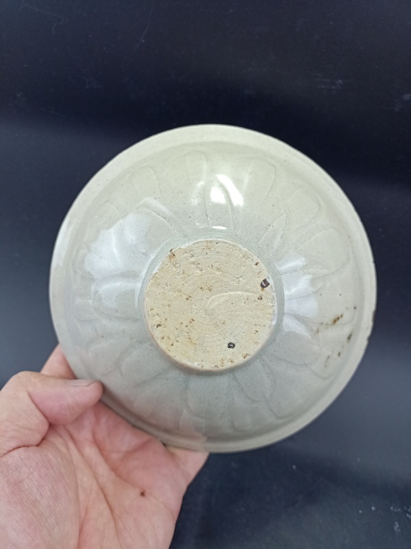 古玩陶瓷【館藏級精品】宋:影青釉內劃花外刻仰蓮紋碗【頂級釉水】【雙面工藝非常難得】拍賣,當前價格0元