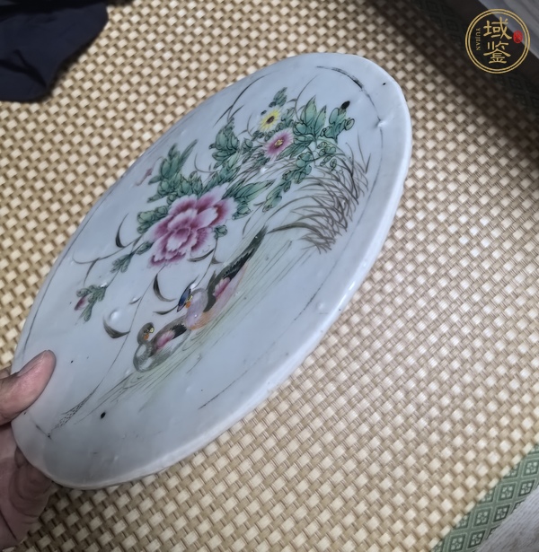 古玩陶瓷花鳥(niǎo)紋瓷板畫(huà)真品鑒賞圖