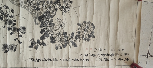 古玩字畫王香元水墨立軸拍賣，當前價格20000元
