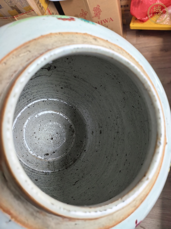 古玩陶瓷嬰戲紋粉彩罐真品鑒賞圖