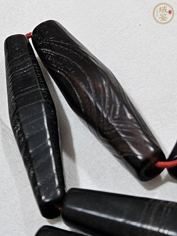 古玩玉器仿古瑪瑙管珠真品鑒賞圖