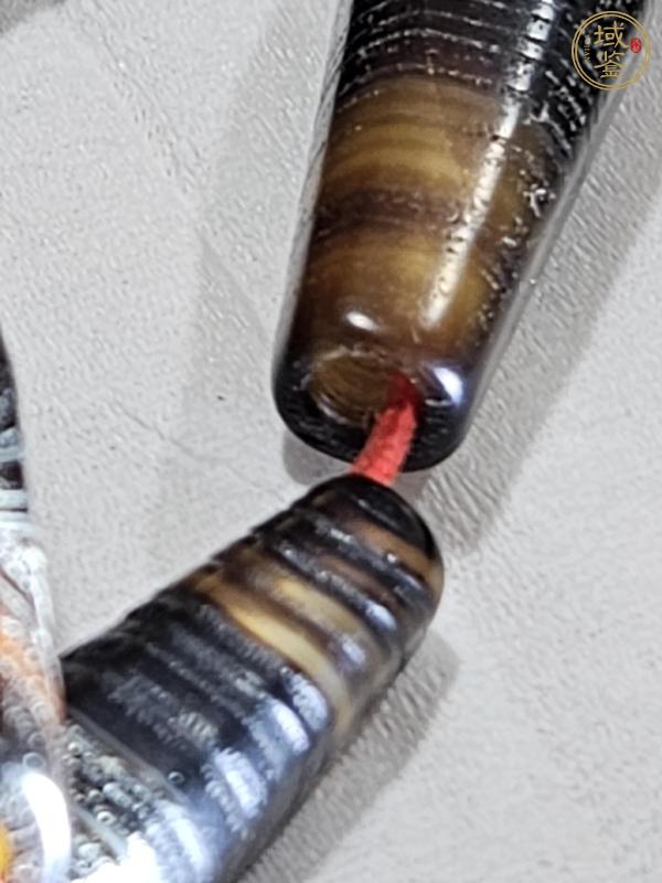 古玩玉器仿古瑪瑙管珠真品鑒賞圖