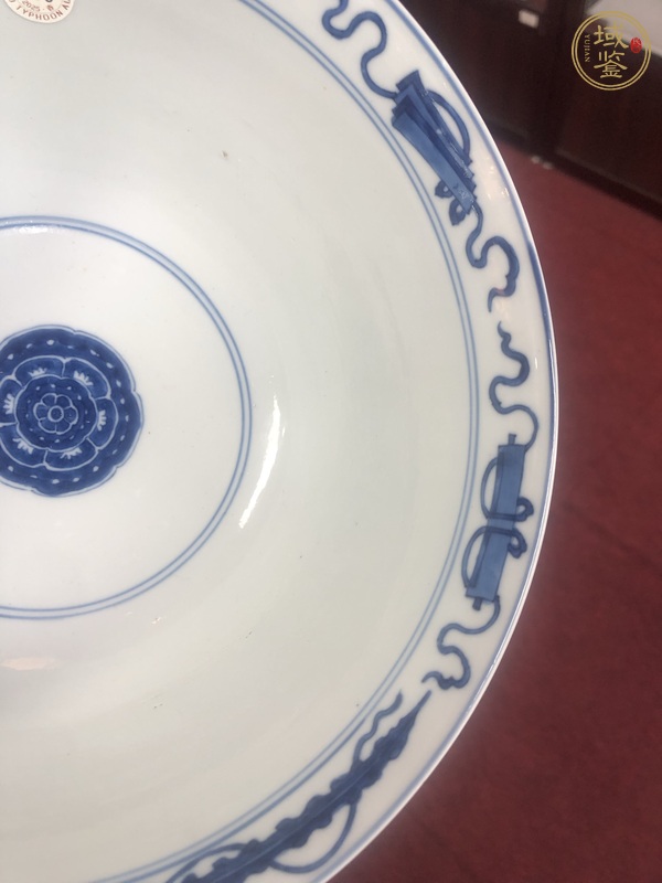 古玩陶瓷博古圖青花碗真品鑒賞圖