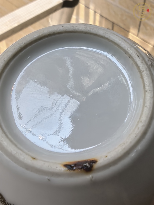 古玩陶瓷油粉彩山水人物茶壺真品鑒賞圖