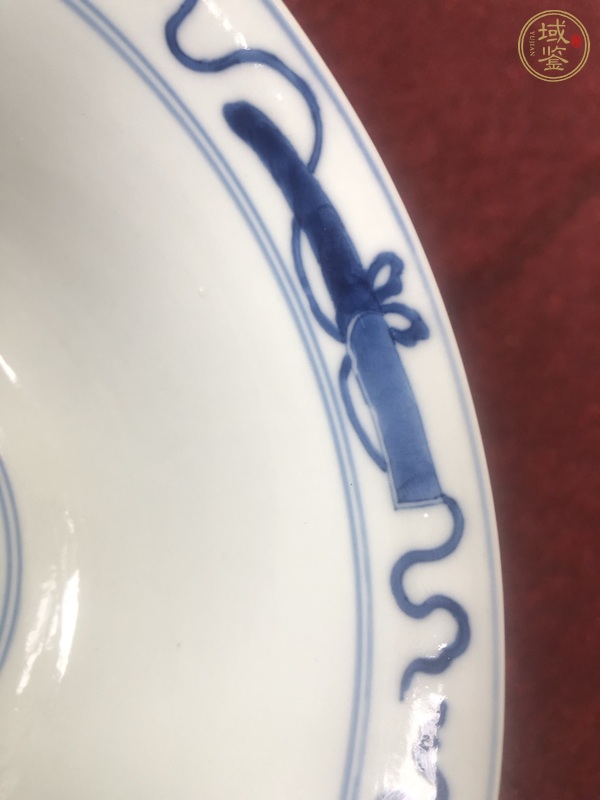 古玩陶瓷博古圖青花碗真品鑒賞圖