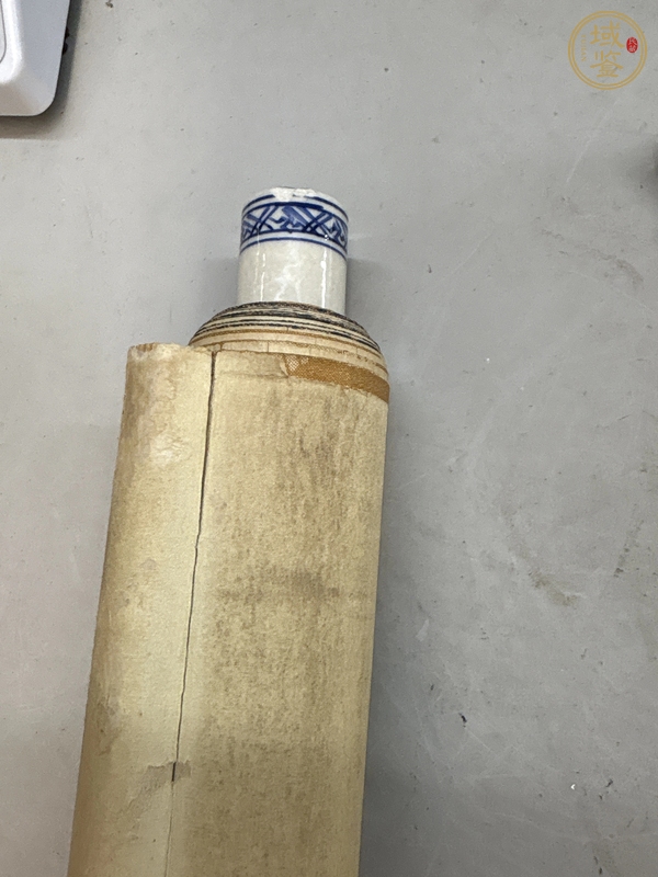 古玩字畫秋畔翠竹錦雞立軸真品鑒賞圖