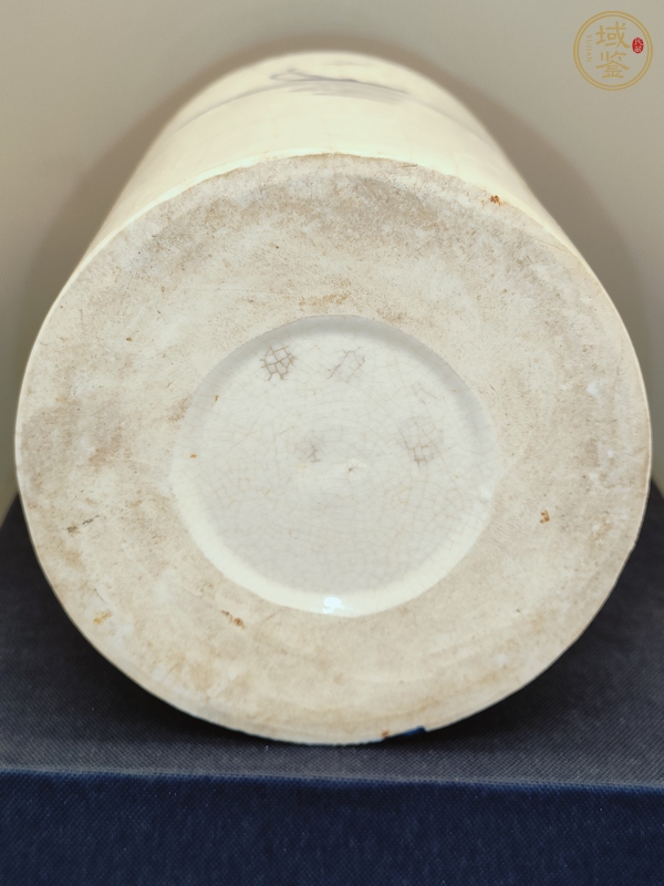 古玩陶瓷民國(guó)青花筆筒真品鑒賞圖
