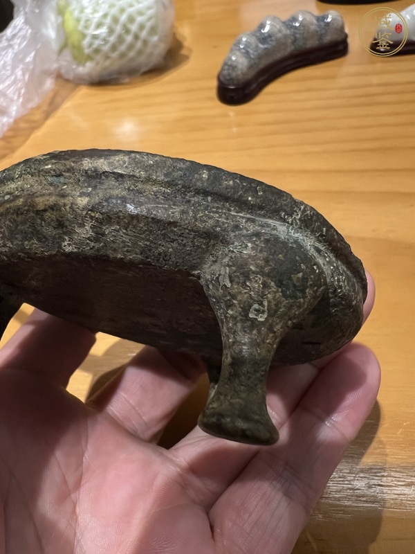 古玩銅器青銅行燈真品鑒賞圖