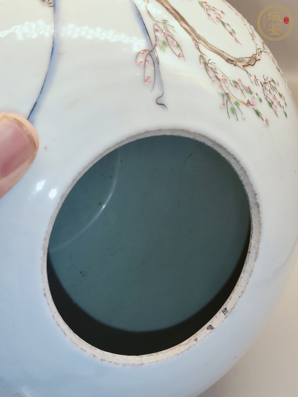 古玩陶瓷民國粉彩紅樓夢罐真品鑒賞圖