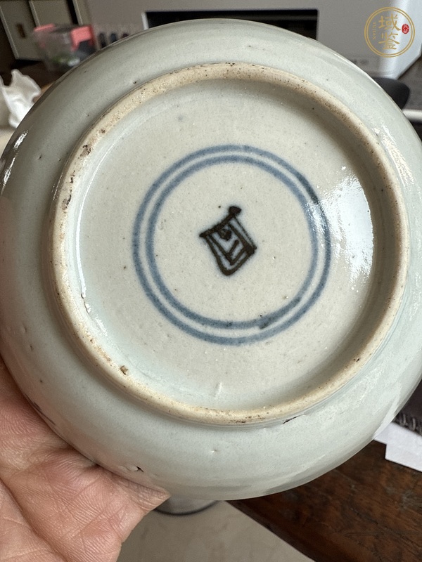 古玩陶瓷青花盤真品鑒賞圖