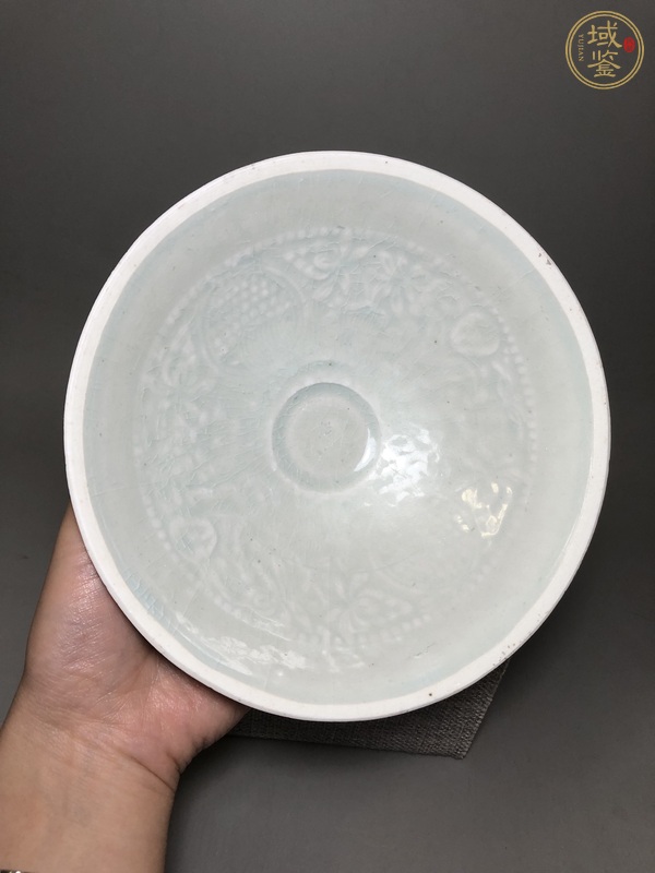 古玩陶瓷青白釉娃娃碗真品鑒賞圖