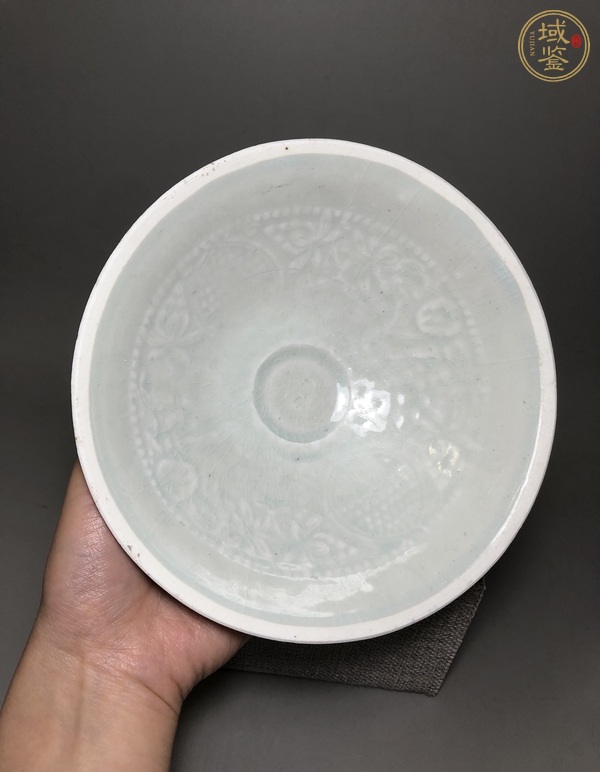 古玩陶瓷青白釉娃娃碗真品鑒賞圖