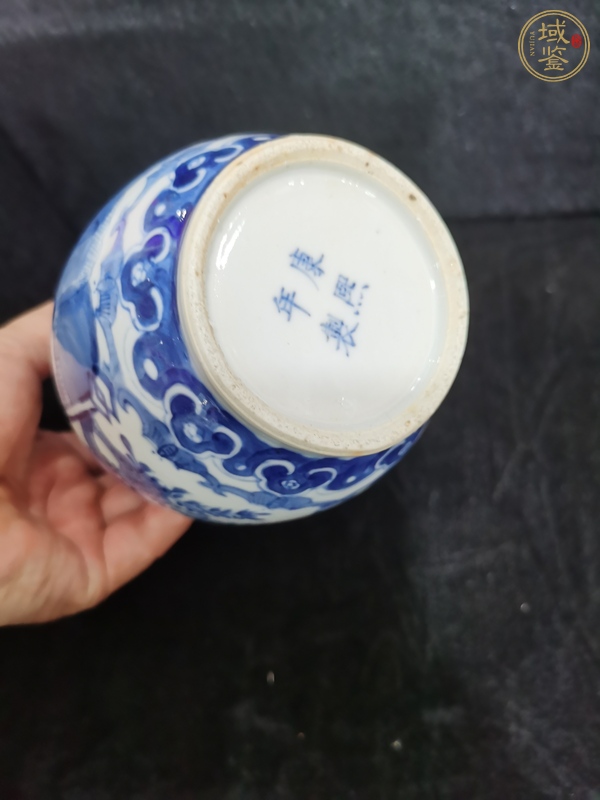 古玩陶瓷青花仕女人物葫蘆瓶真品鑒賞圖