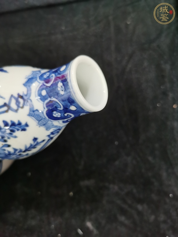 古玩陶瓷青花仕女人物葫蘆瓶真品鑒賞圖