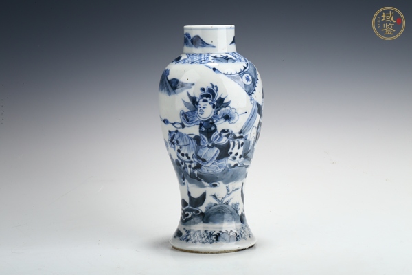 古玩清晚·青花人物故事紋雞腿瓶真品鑒賞圖