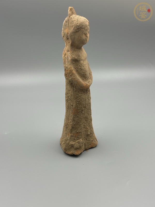 古玩陶瓷唐·女俑真品鑒賞圖