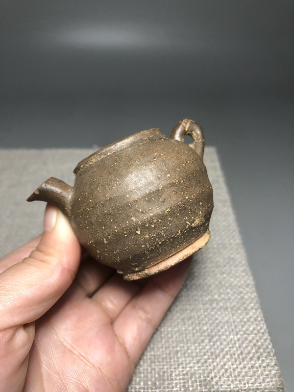 古玩陶瓷【元代】醬釉水滴【文房雅器】【路份高，收藏價值好】拍賣，當前價格0元