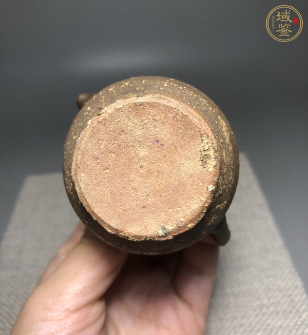 古玩陶瓷醬釉水滴真品鑒賞圖