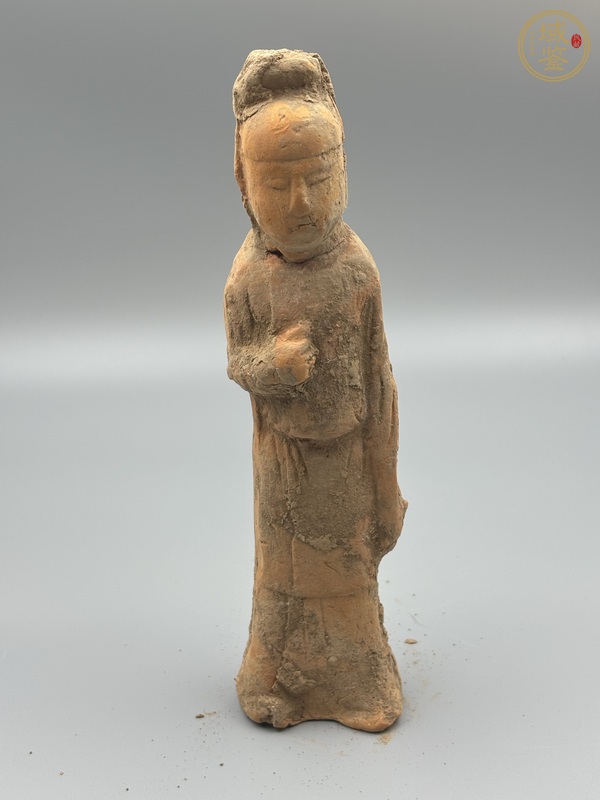 古玩陶瓷唐·男俑真品鑒賞圖