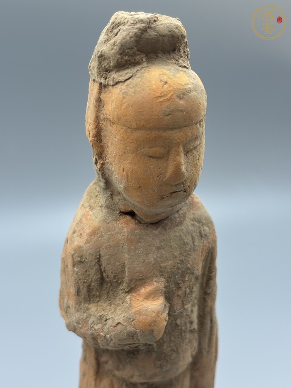 古玩陶瓷唐·男俑真品鑒賞圖