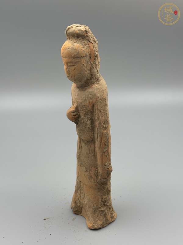 古玩陶瓷唐·男俑真品鑒賞圖