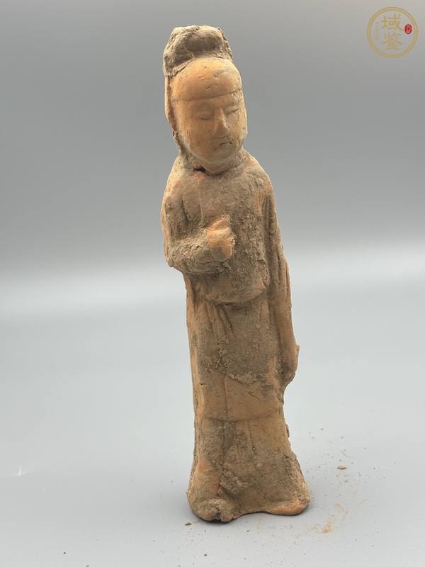 古玩陶瓷唐·男俑真品鑒賞圖