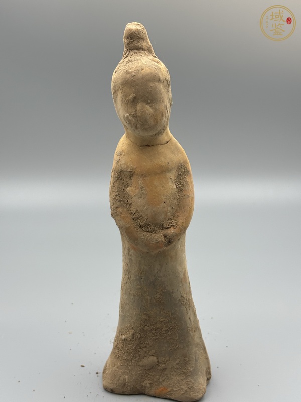 古玩陶瓷唐·仕女俑真品鑒賞圖