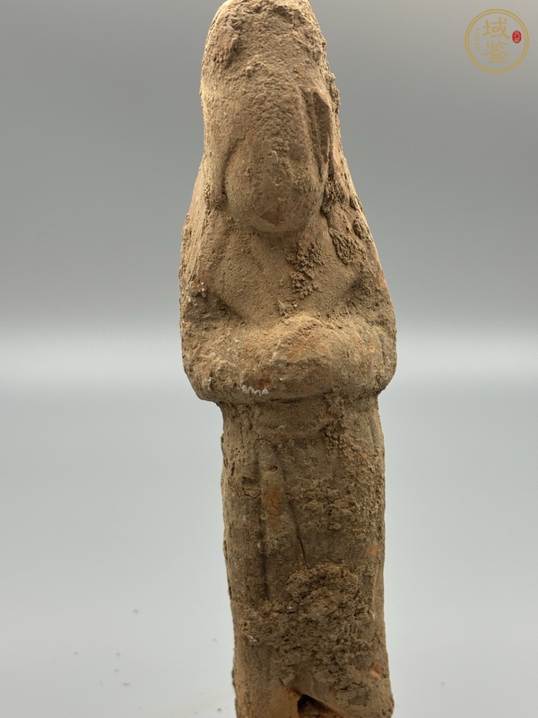 古玩陶瓷唐·風帽俑真品鑒賞圖