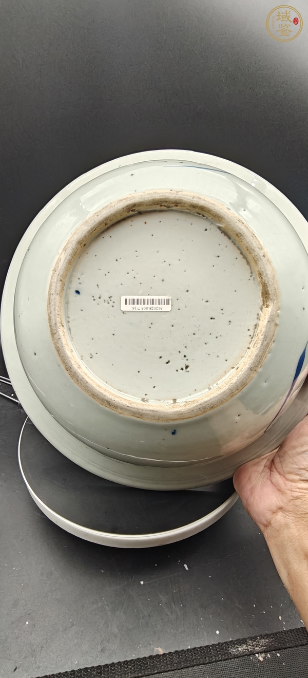 古玩陶瓷青花盆真品鑒賞圖