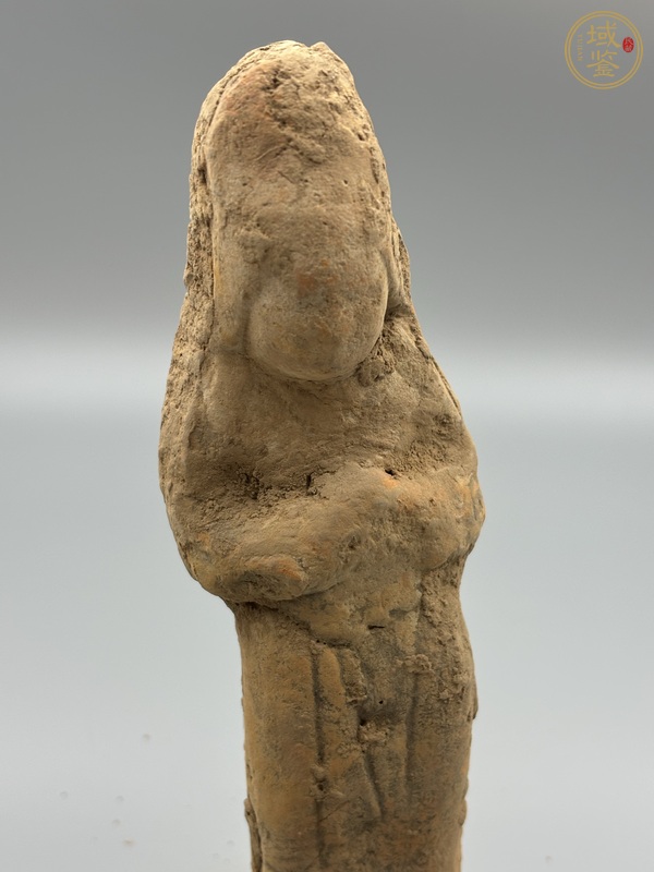 古玩陶瓷唐·風帽俑真品鑒賞圖