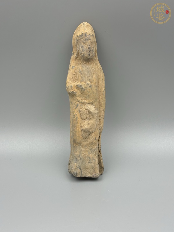 古玩唐·男俑真品鑒賞圖