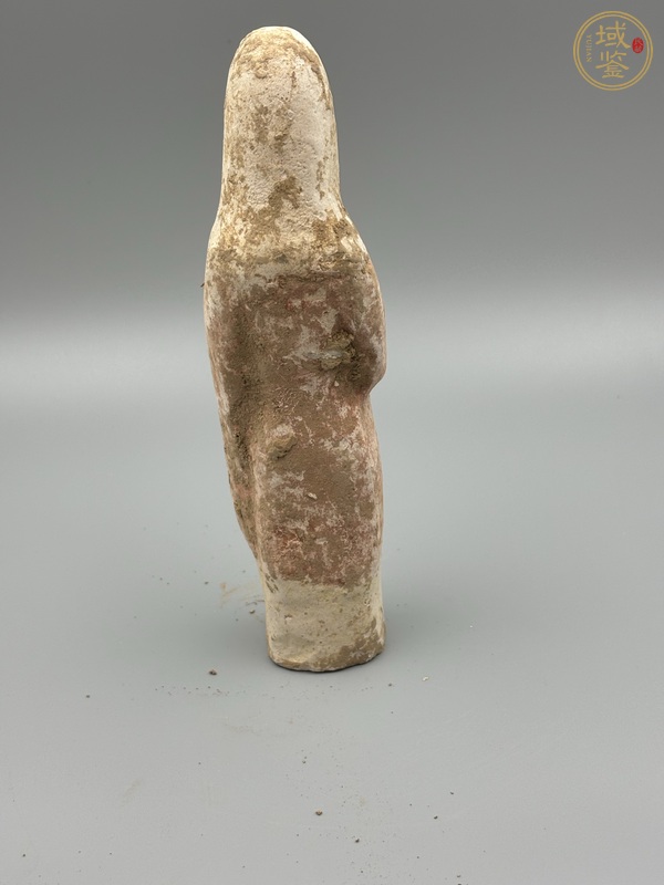 古玩陶瓷唐·白陶俑真品鑒賞圖