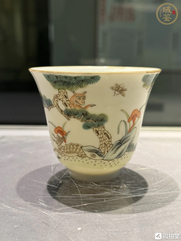 古玩粉彩杯真品鑒賞圖