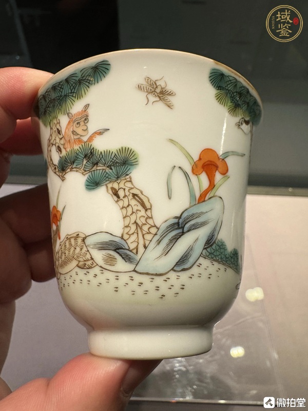古玩陶瓷粉彩杯真品鑒賞圖