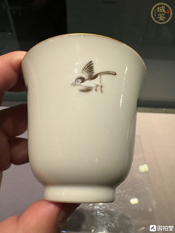 古玩陶瓷粉彩杯真品鑒賞圖