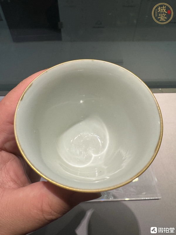古玩陶瓷粉彩杯真品鑒賞圖