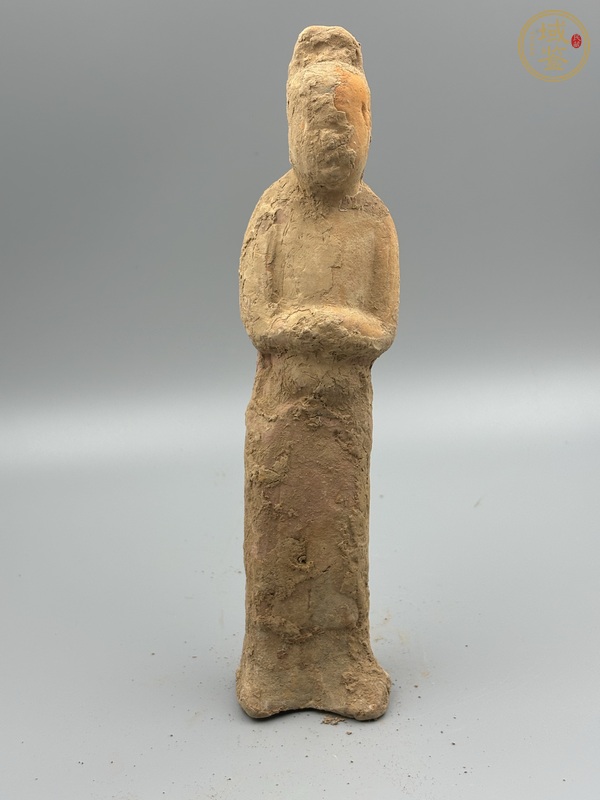 古玩陶瓷唐·侍郎俑真品鑒賞圖