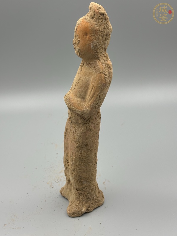古玩陶瓷唐·侍郎俑真品鑒賞圖