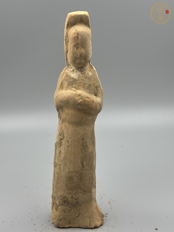 古玩陶瓷唐·官帽俑真品鑒賞圖