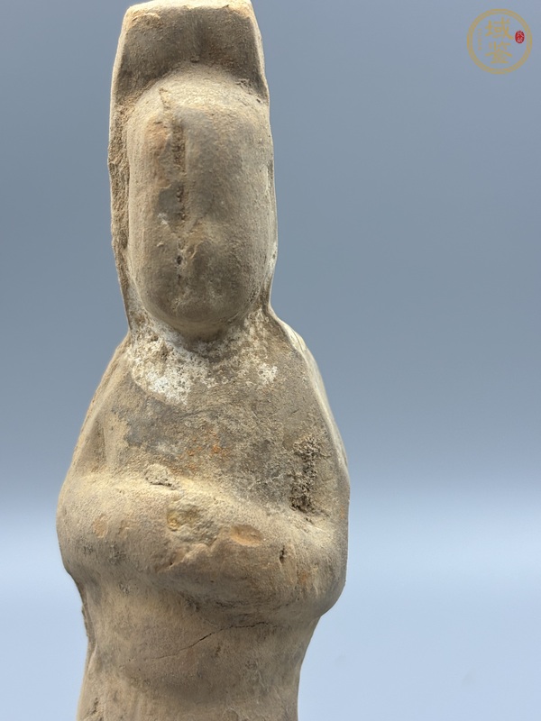 古玩陶瓷唐·官帽俑真品鑒賞圖