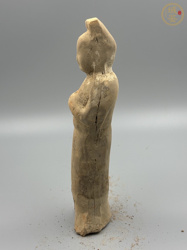 古玩陶瓷唐·官帽俑真品鑒賞圖