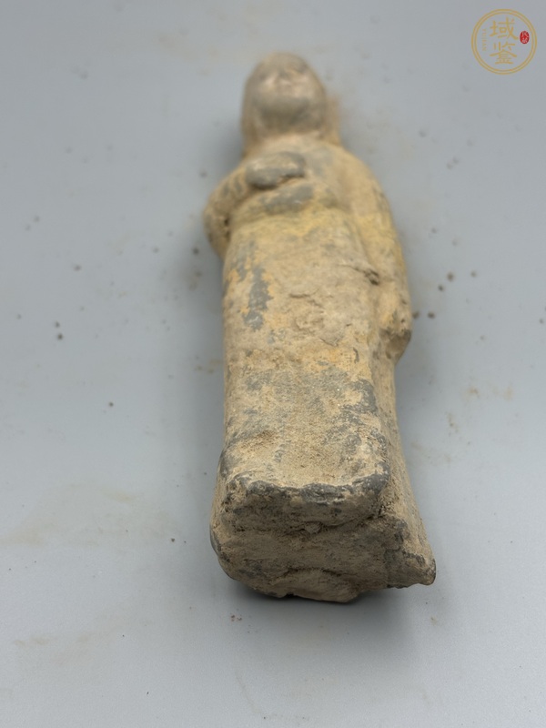古玩陶瓷唐·鋼胎風帽俑真品鑒賞圖