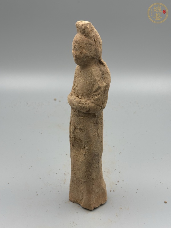 古玩陶瓷唐·瘦子俑真品鑒賞圖