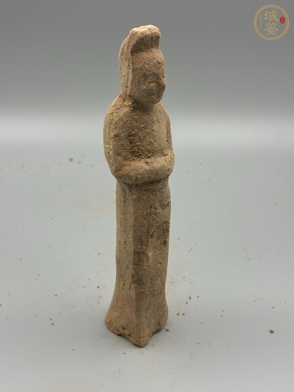 古玩陶瓷唐·瘦子俑真品鑒賞圖