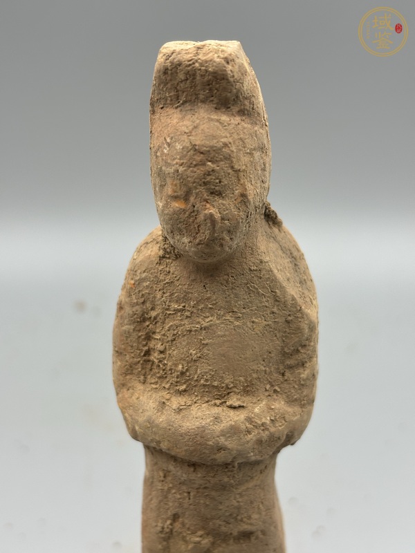 古玩陶瓷唐·瘦子俑真品鑒賞圖