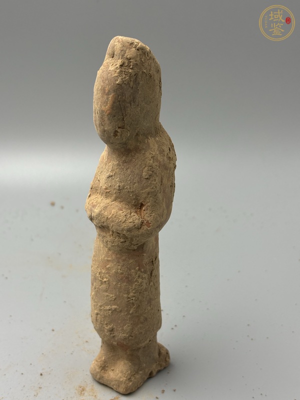 古玩陶瓷唐·隨從俑真品鑒賞圖