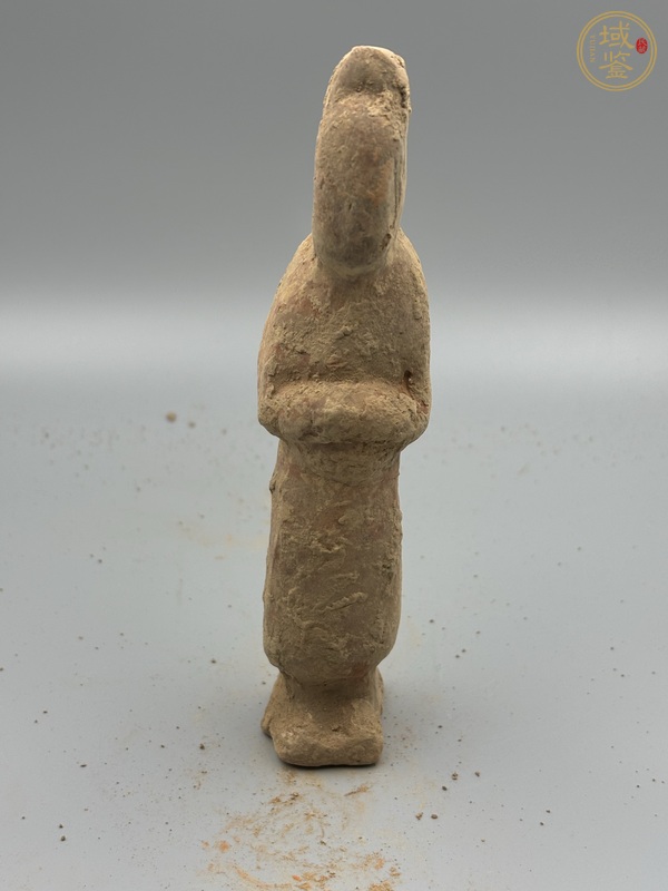 古玩陶瓷唐·隨從俑真品鑒賞圖