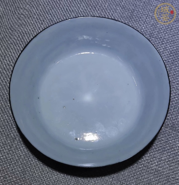 古玩陶瓷晚清青花龍紋深腹洗真品鑒賞圖