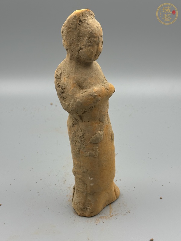 古玩陶瓷唐·侍郎俑真品鑒賞圖