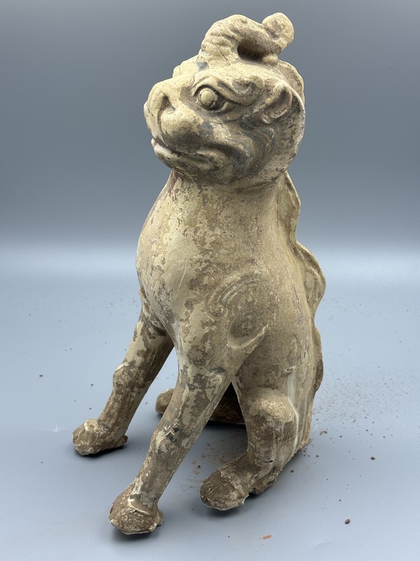 古玩陶瓷隋·青釉獸拍賣,當(dāng)前價(jià)格8500元